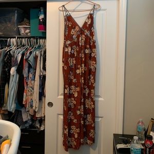 Floral Maxi dress with pockets